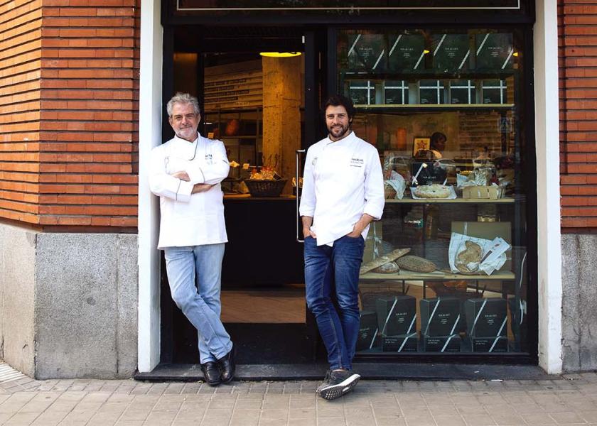 Father and son Javier Cocheteux run Pan.Delirio. with eight points of sale in Madrid