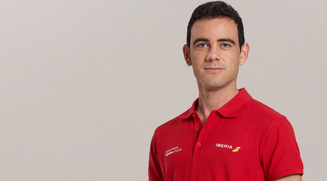 Diego Gª Carrera, athlete on the Iberia Talento a bordo Team