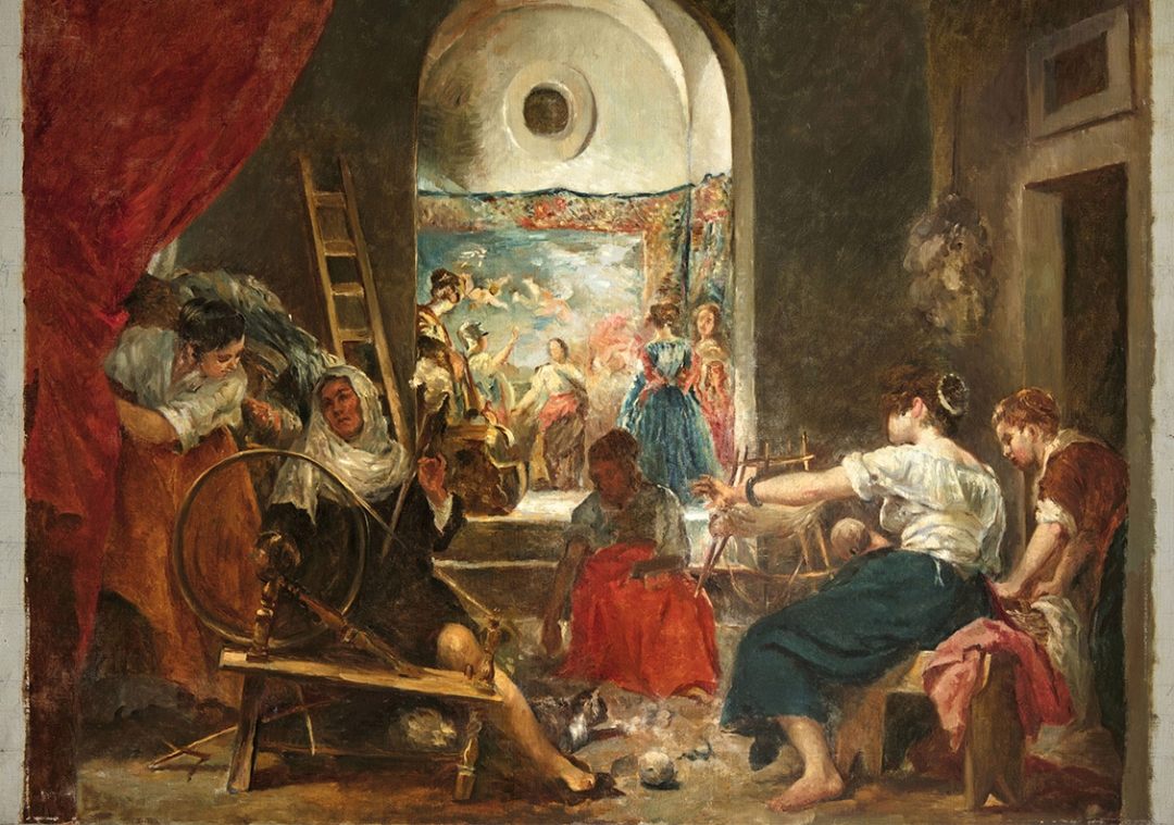‘Las hilanderas’, de Alejandrina Gessler de la Cruz, Madame Anselma.