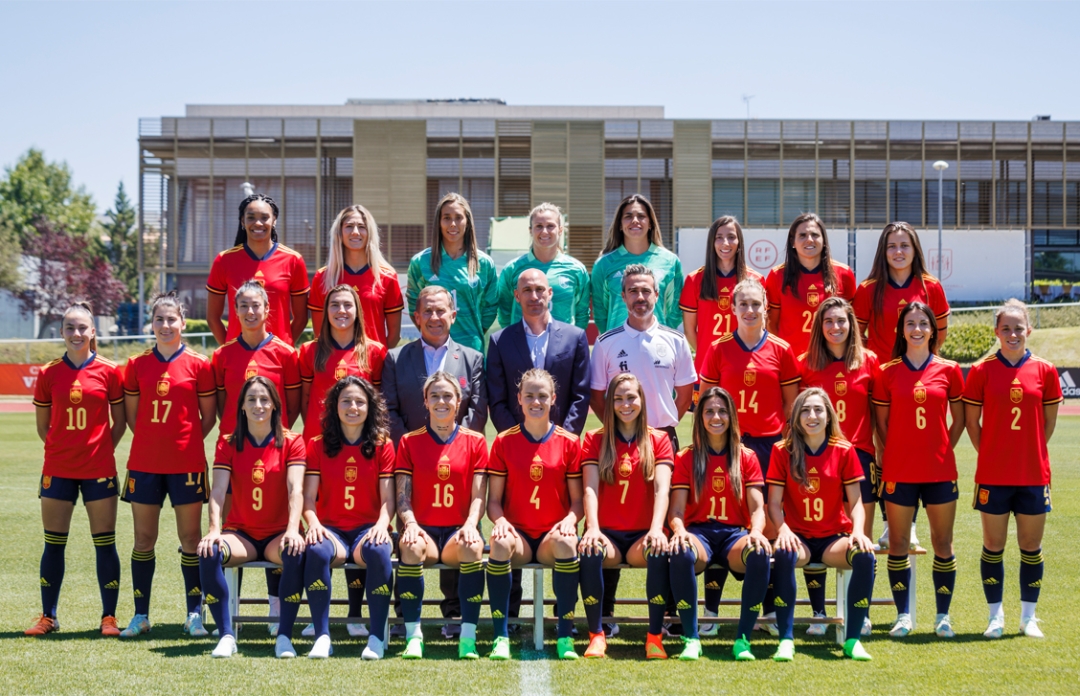 Spanish women's national football team. Official photo