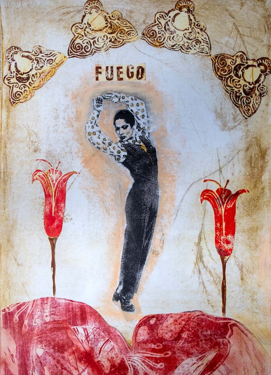 Posters of the work ‘La Capitana’, by María Ángeles Vila for Dior