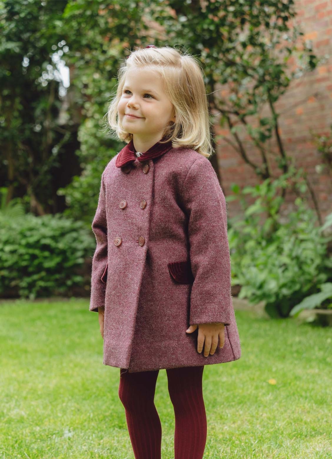 Amaia Kids designs feature classic outlines with modern colours and tailoring