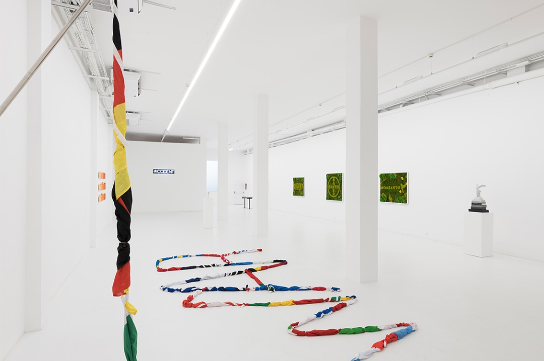 Image of the exhibition ‘Beyond Words’ (Galería ADN, Barcelona) that included several works by Avelino Sala
