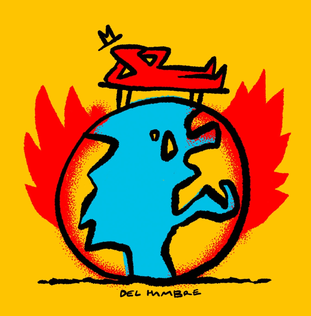 ‘Apartheid climático’, a comic strip by Del Hambre for ‘El País’