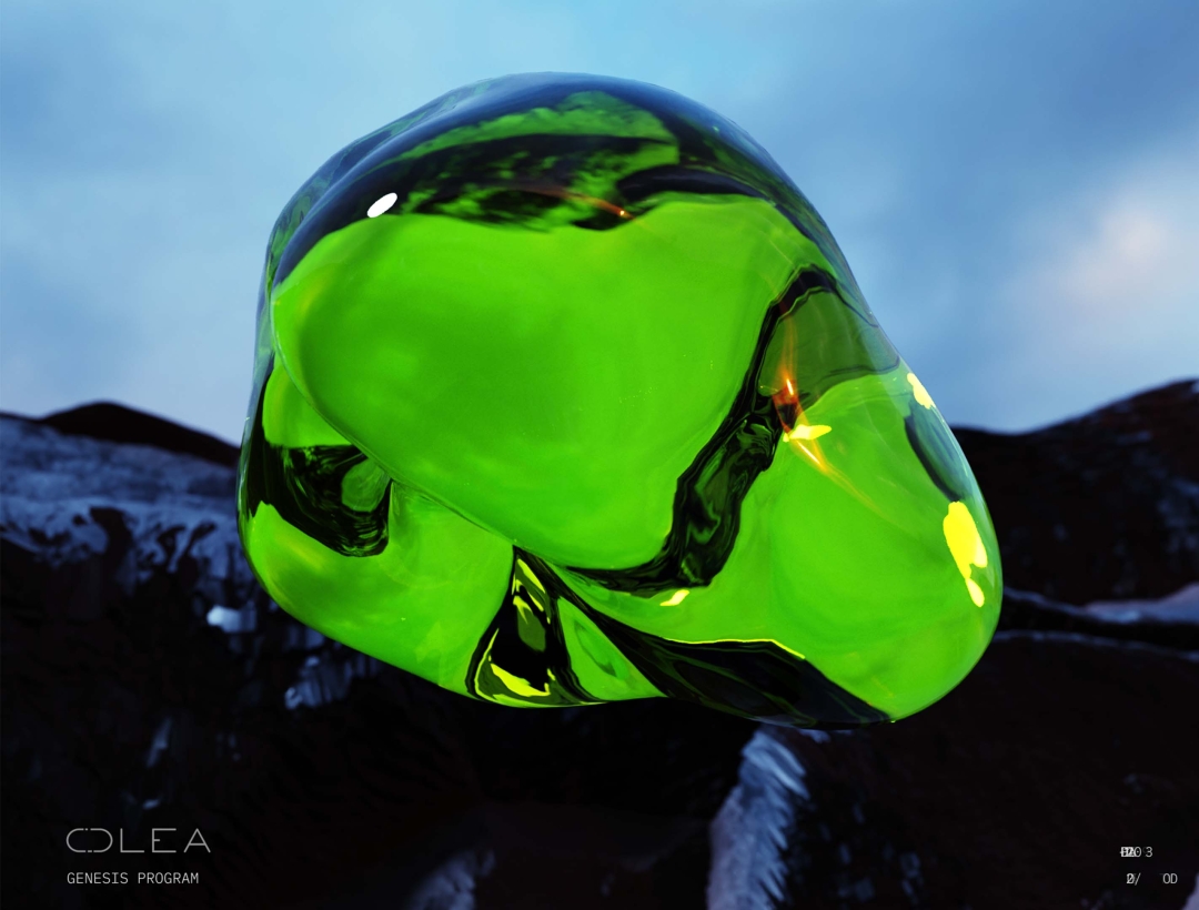 El proyecto ‘OLEA Génesis’ incluye una escultura 3D animada de una molécula real de aceite de oliva