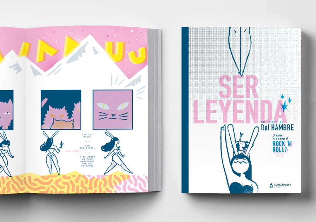 ‘Ser Leyenda’, published by Bandaàparte, is a graphic novel created by Del Hambre