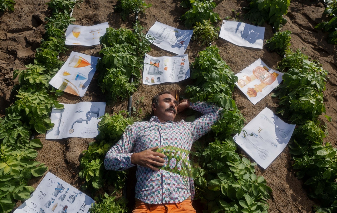 Rafa Monge se define como un diseñador de funciones emocionales y su objetivo es despertar emociones con sus verduras