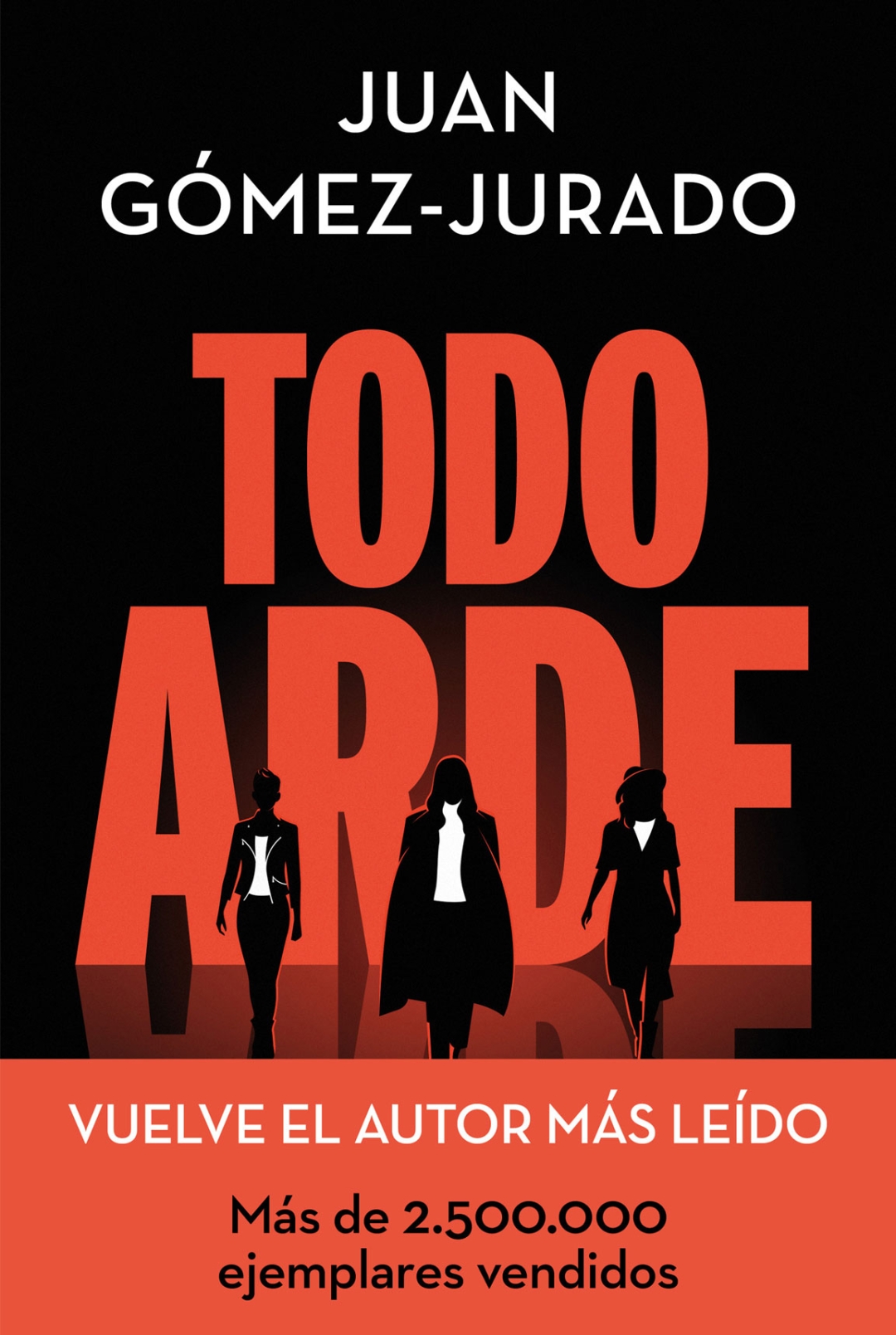 Cover of ‘Todo Arde’, the latest book by writer Juan Gómez-Jurado