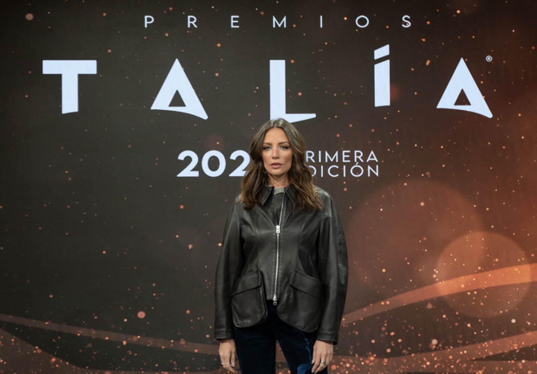 María Hervás during the opening of the first edition of the Talía Awards