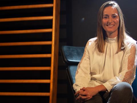 Imagen de la tiradora olímpica Fátima Gálvez 