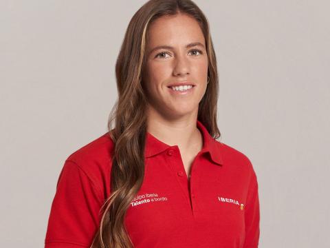 Silvia Mas, athlete on the Iberia Talento a bordo Team